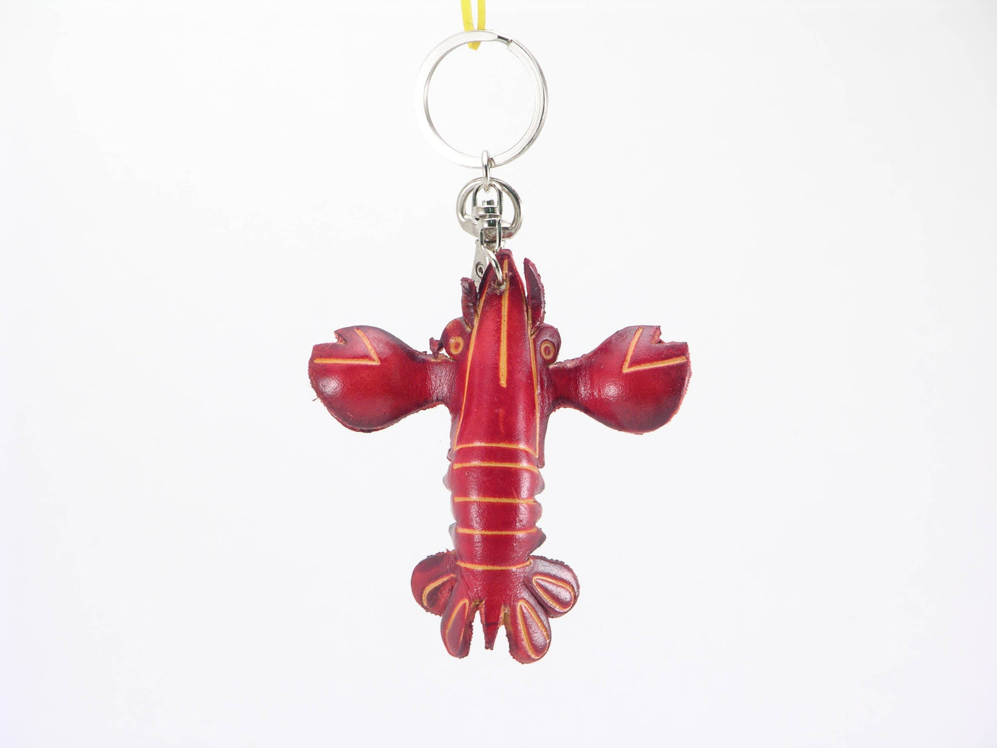 Handmade Leather Lobster Key Chain
