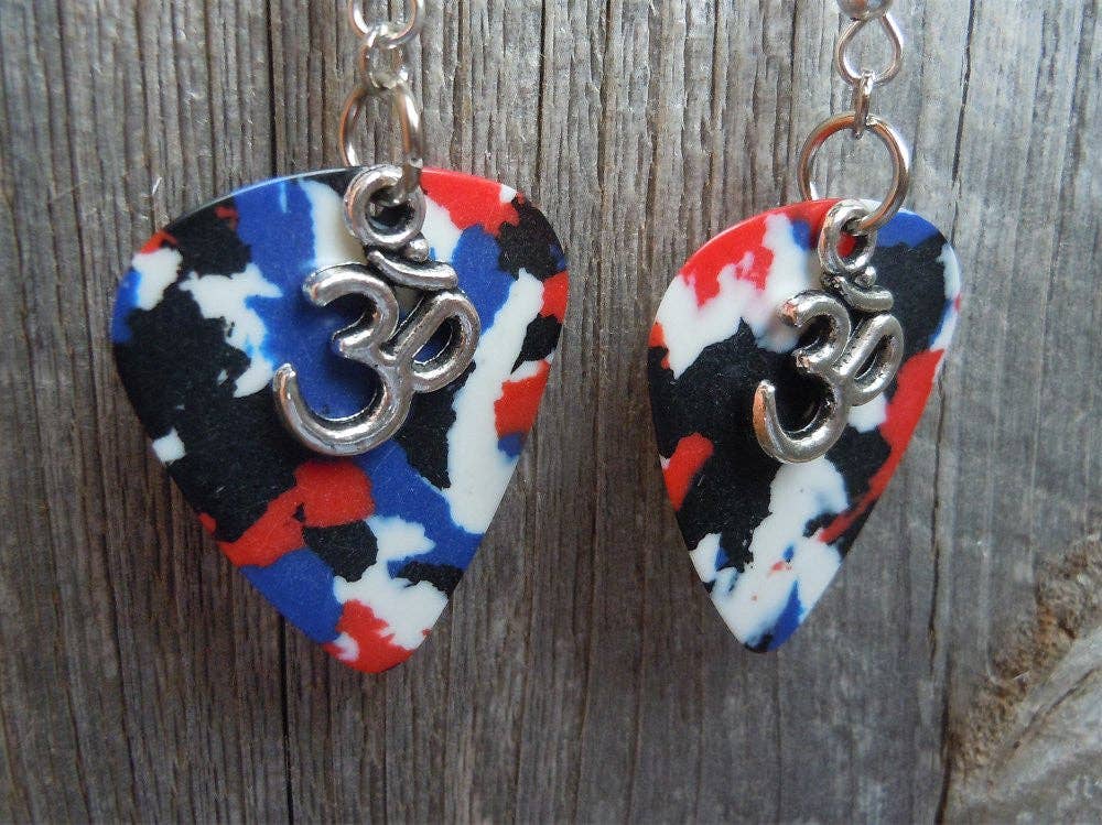 Ohm Charm Guitar Pick Earrings
