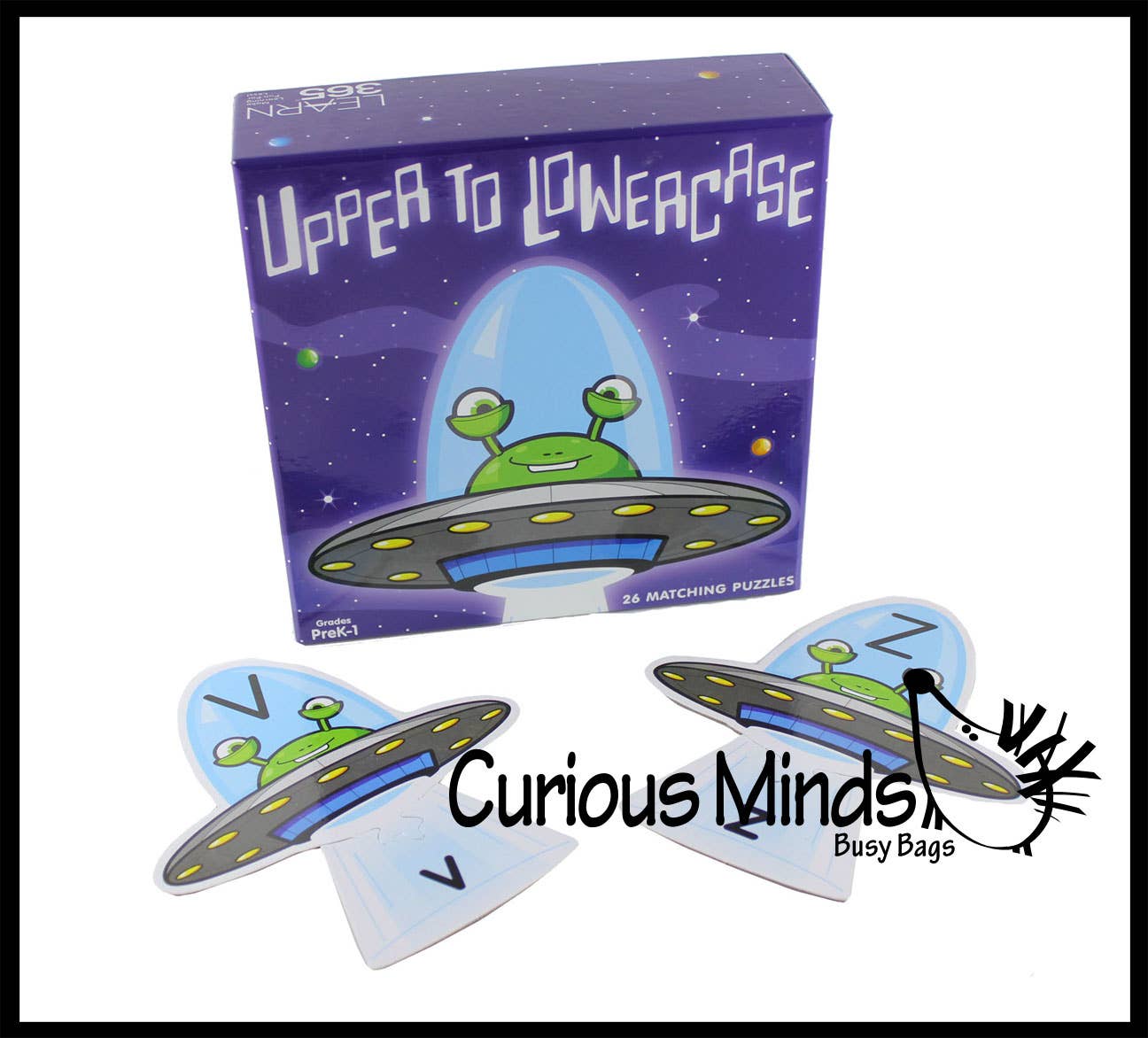 Uppercase to Lowercase Alphabet Matching Puzzle