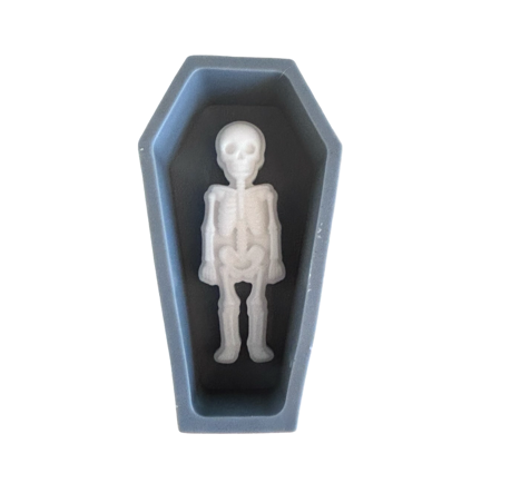 Coffin and White Skeleton Soap