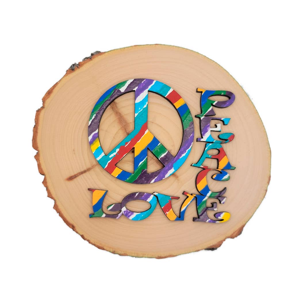 Love/Peace With Peace Sign Magnet