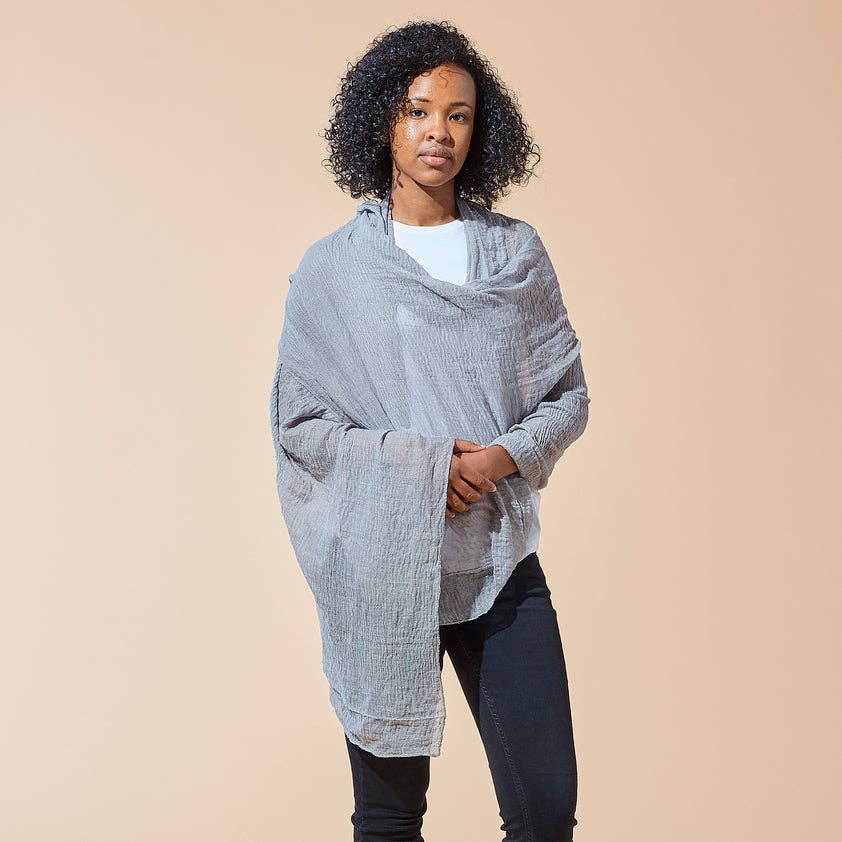 Insect Shield Scarf - Gray