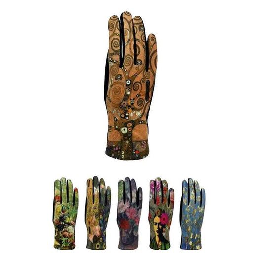 Masterpiece Painting Printed Smart Gloves