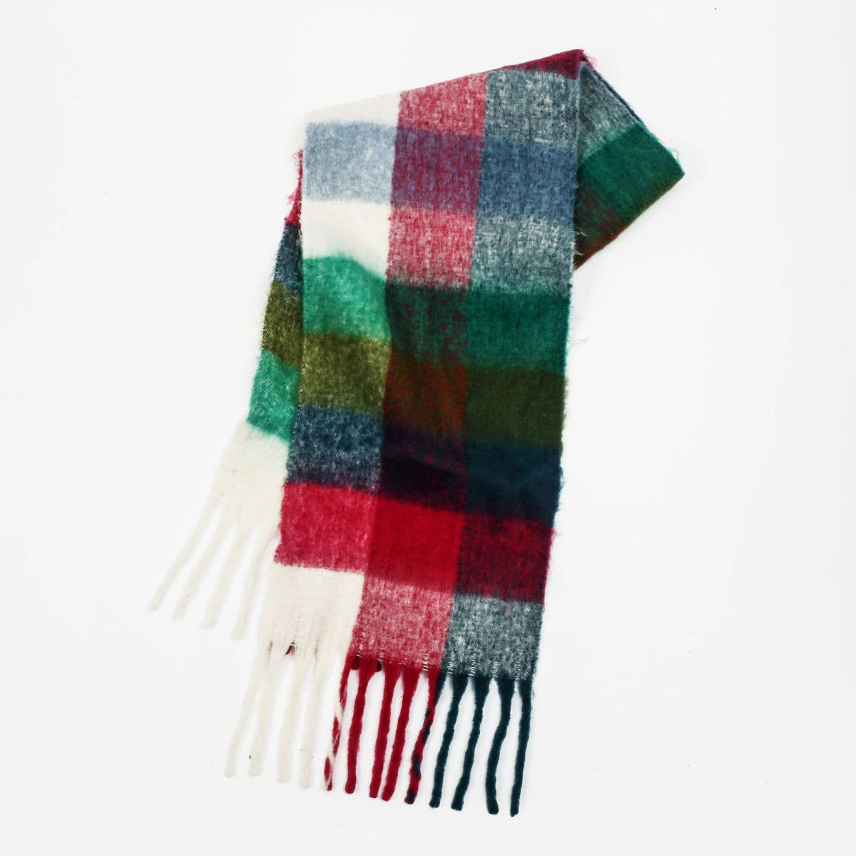 Colorful Plaid Scarf Shawl Scarf