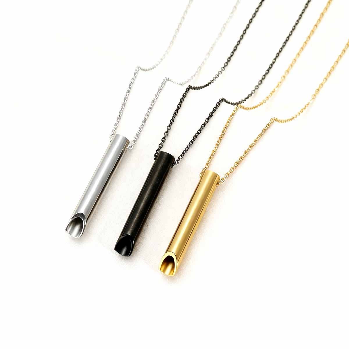 Creative breathing whistle necklace