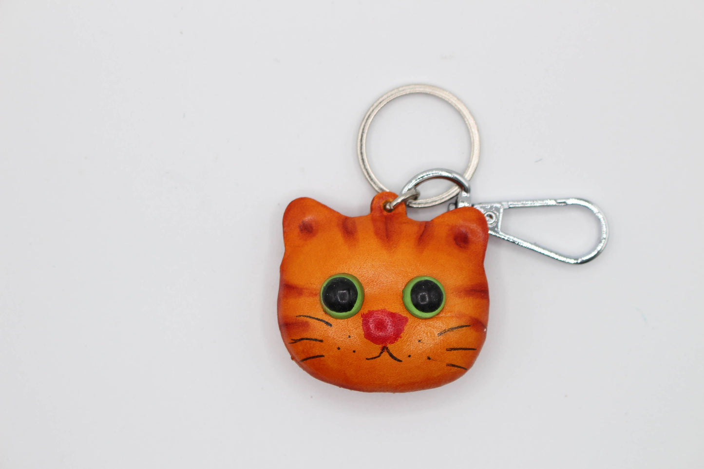 Assortment Leather Kitty Cat Key Chains