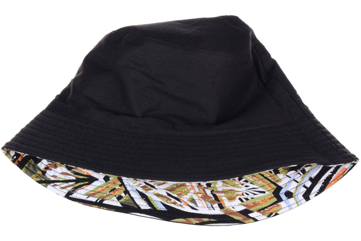 Olive abstract bucket hat