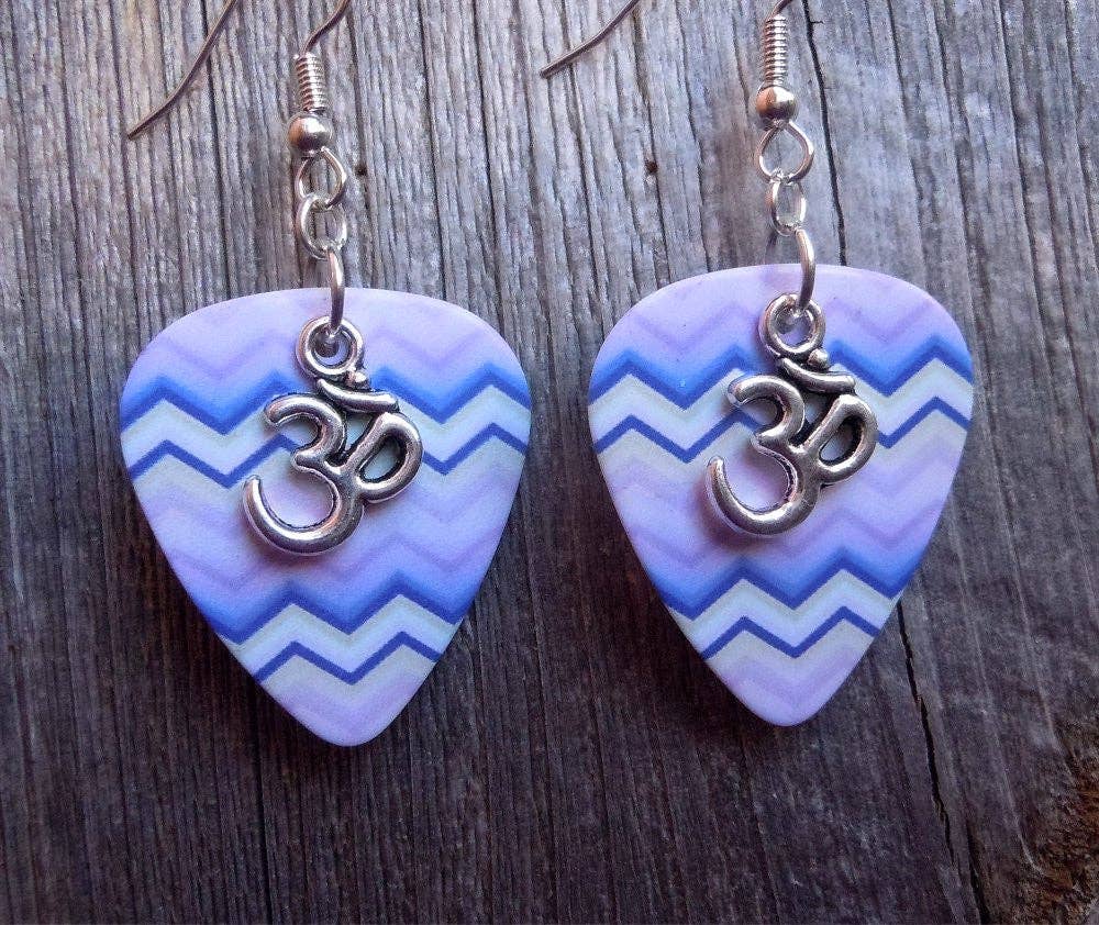 Ohm Charm Guitar Pick Earrings