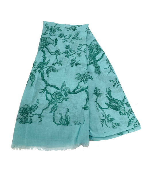 Bird Tree Scarf
