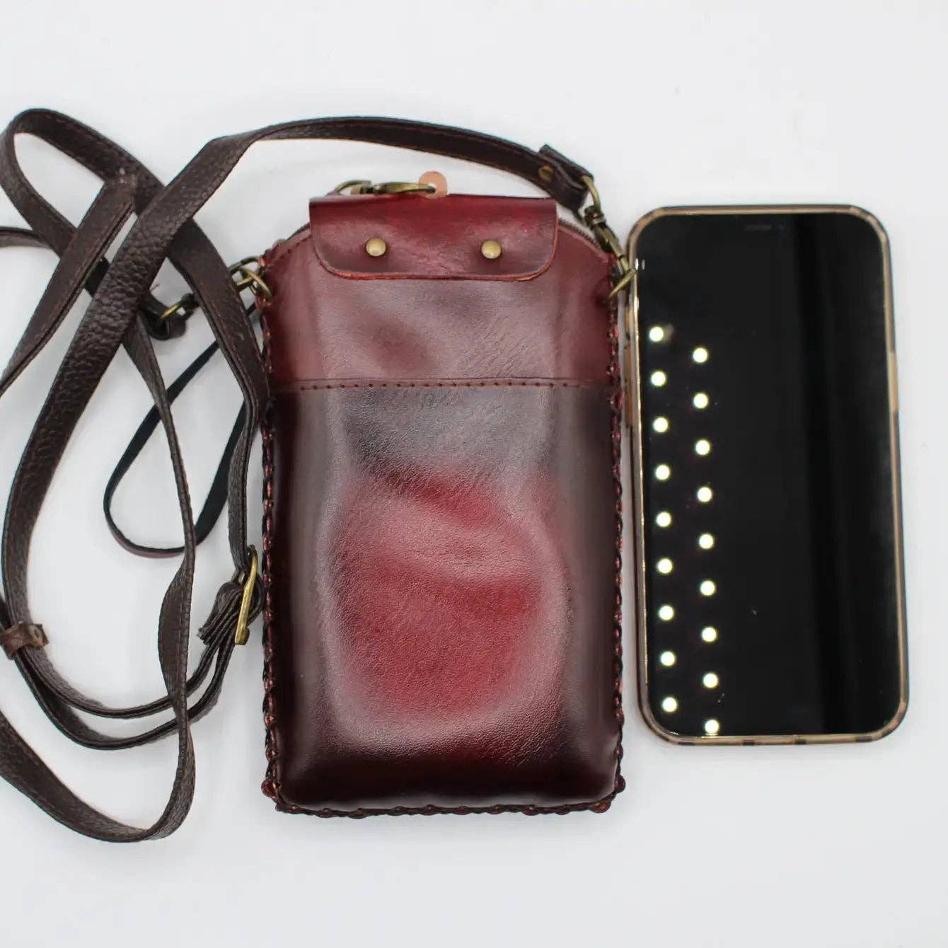 Assorted Handmade Leather Cell Phone Cases