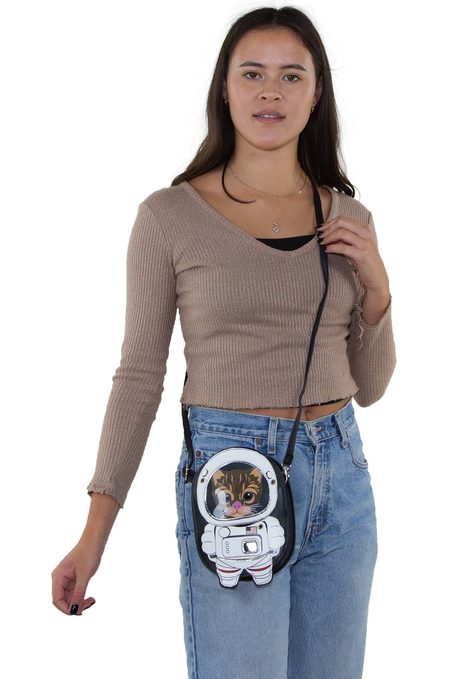 Astronaut Cat Crossbody Bag - Cute Novelty Bags