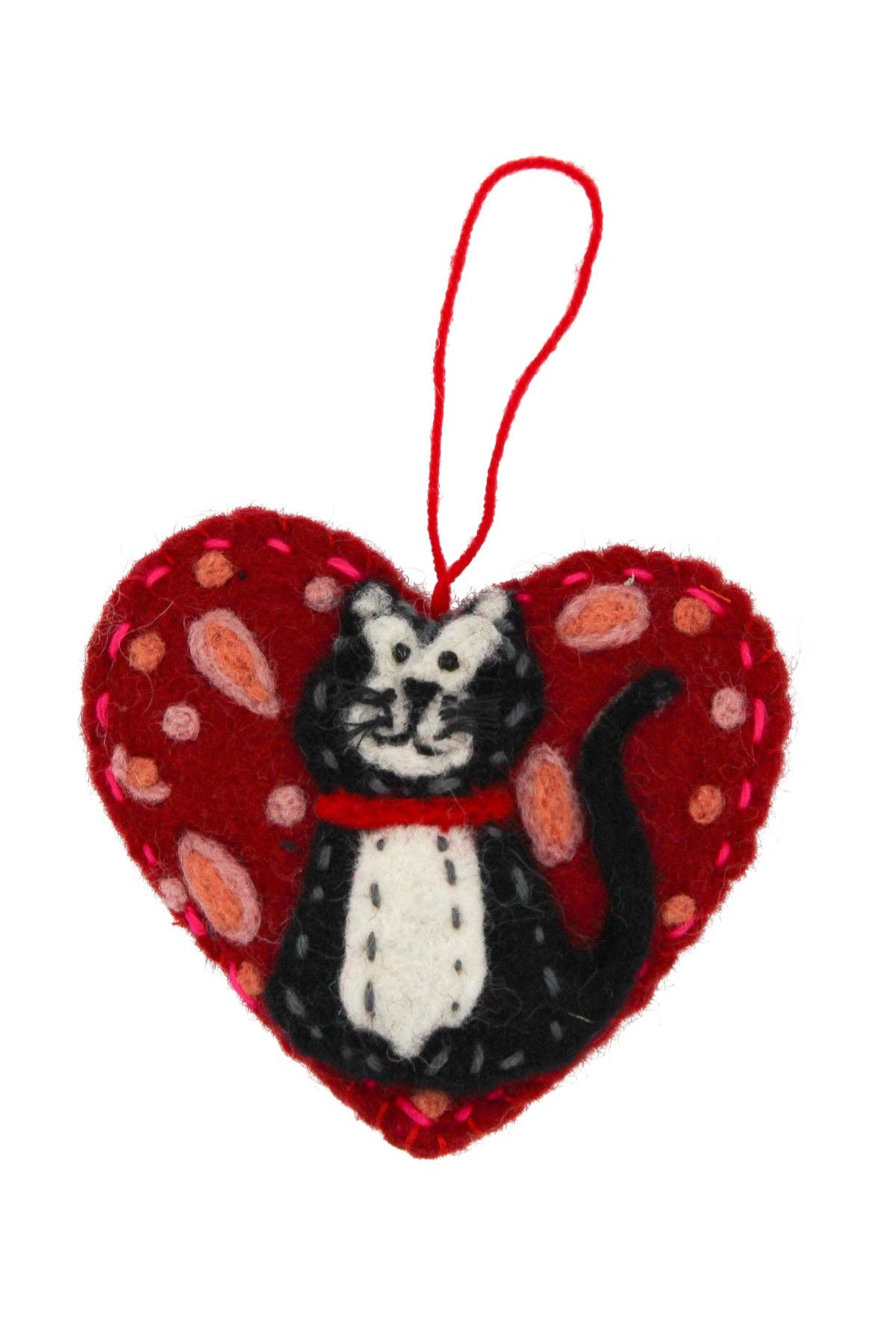 Felt Cat Charm Ornaments