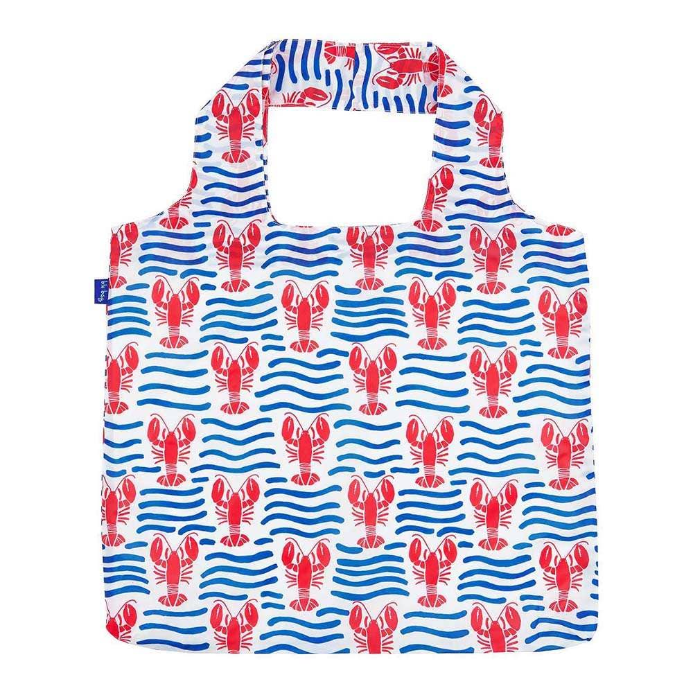 LOBSTER WAVES blu Bag Reusable Shopper Tote