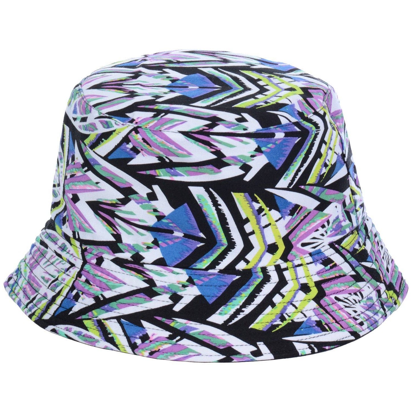 Blue abstract bucket hat