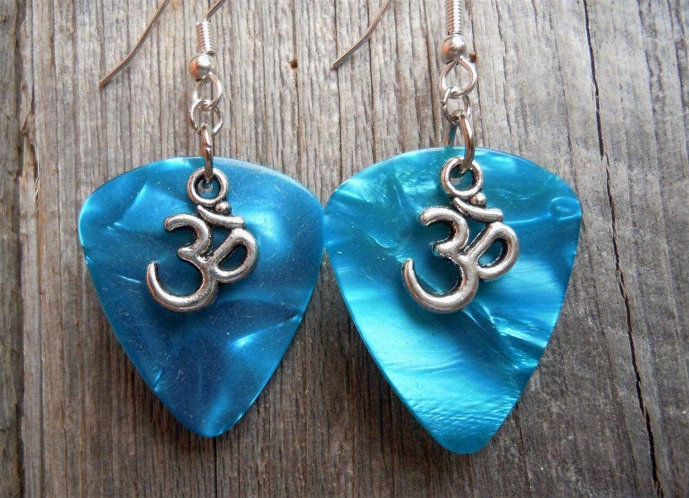 Ohm Charm Guitar Pick Earrings
