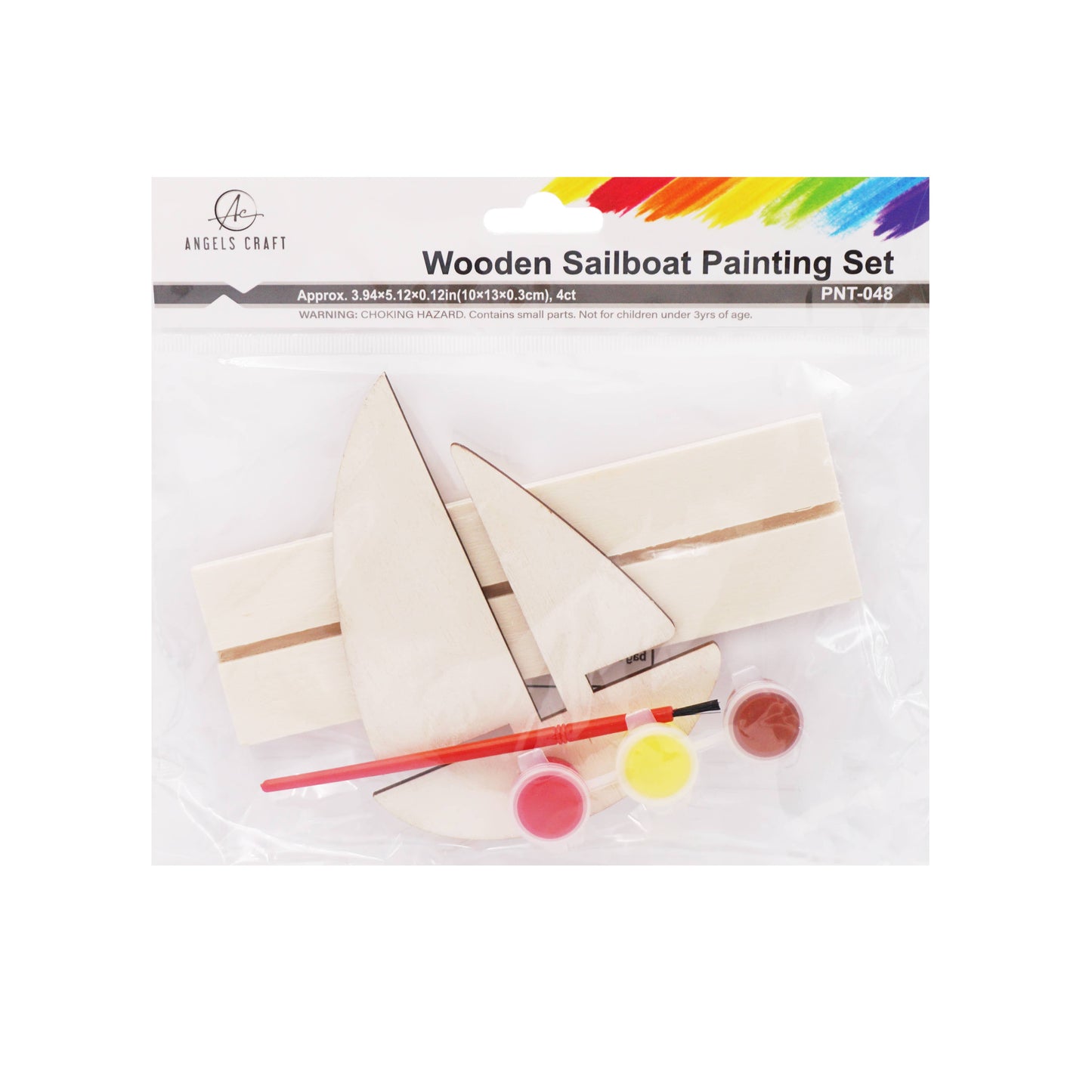 Wooden Painting Set - Sailboat