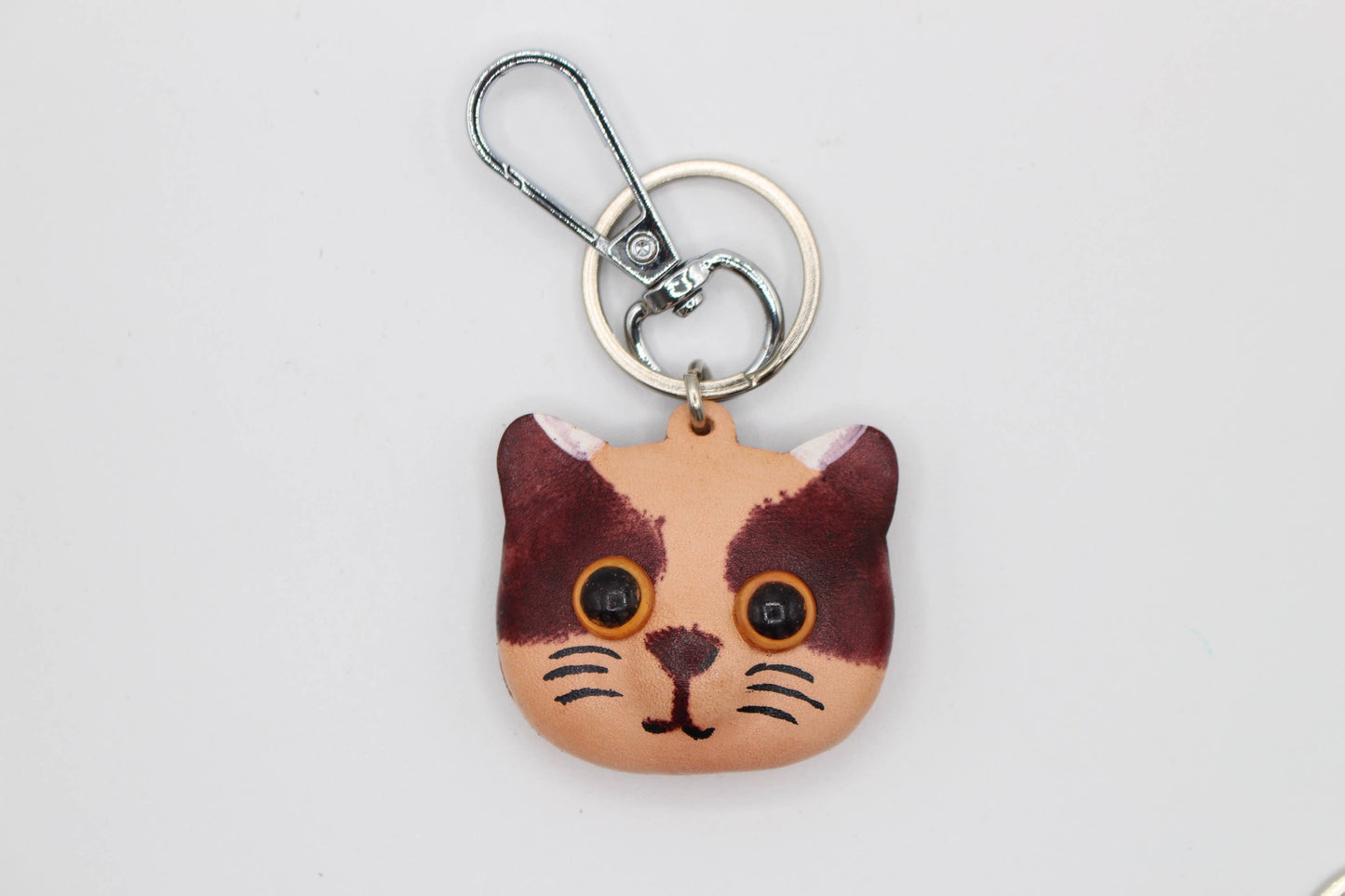 Assortment Leather Kitty Cat Key Chains