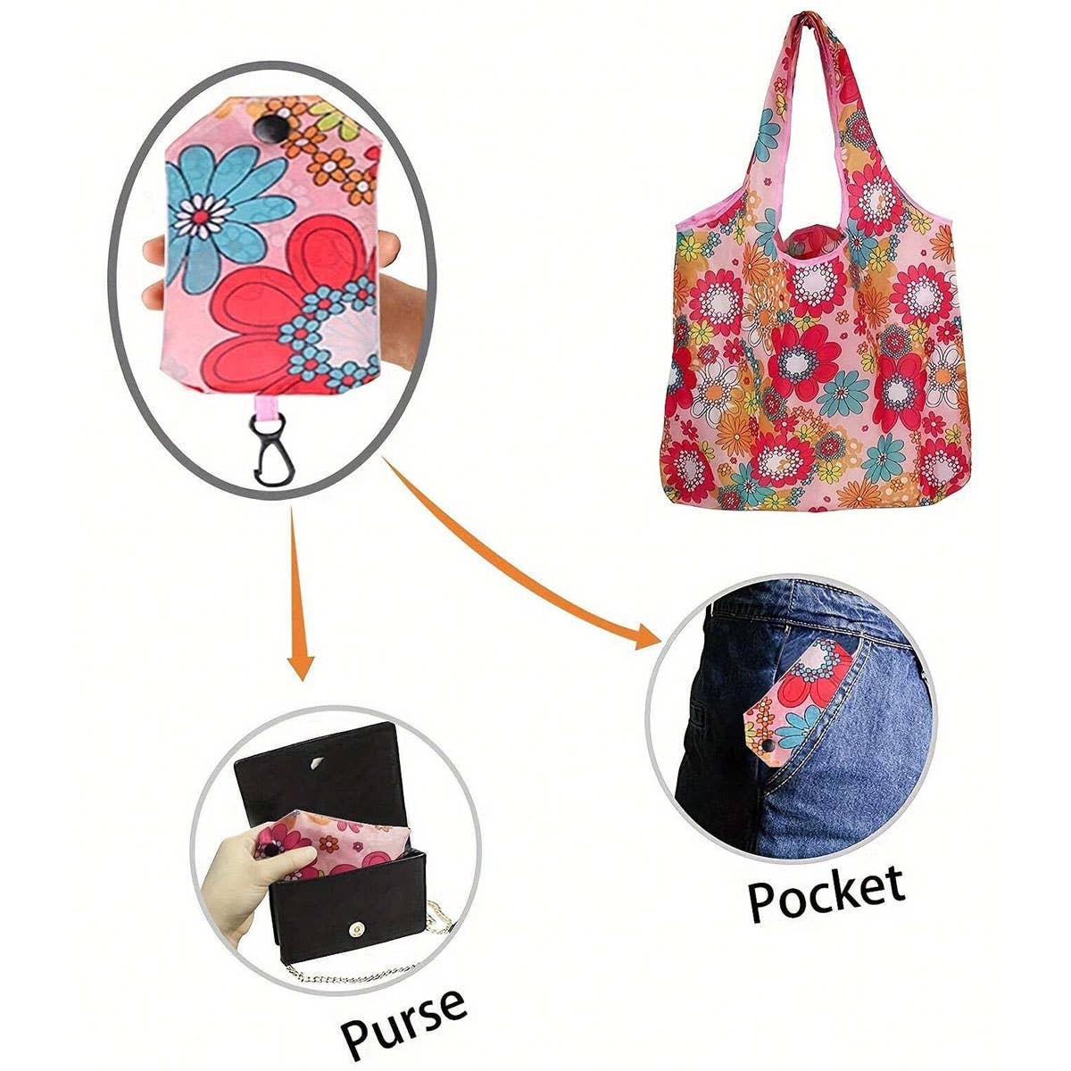 Large capacity eco friendly shopping bag