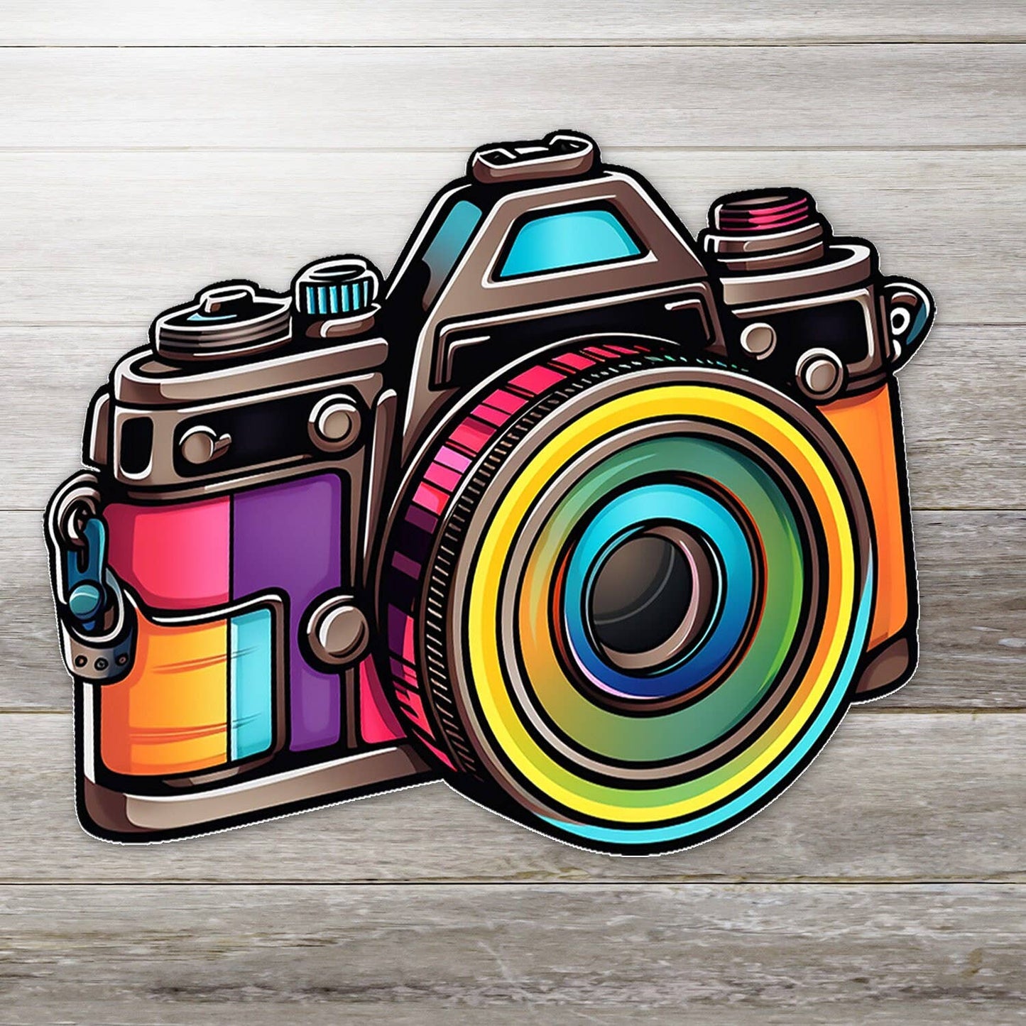 Colorful Camera Sticker