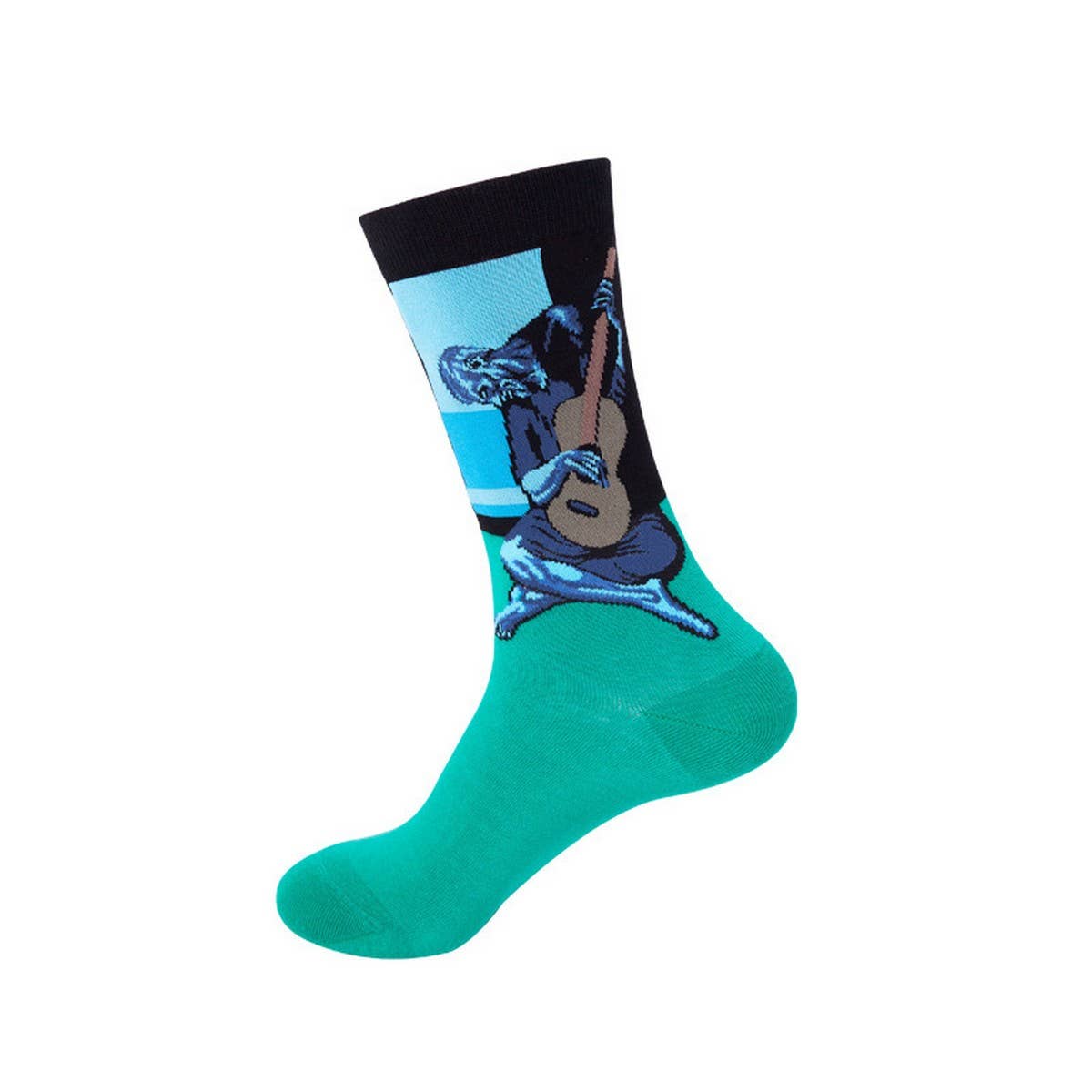 Oil painting socks