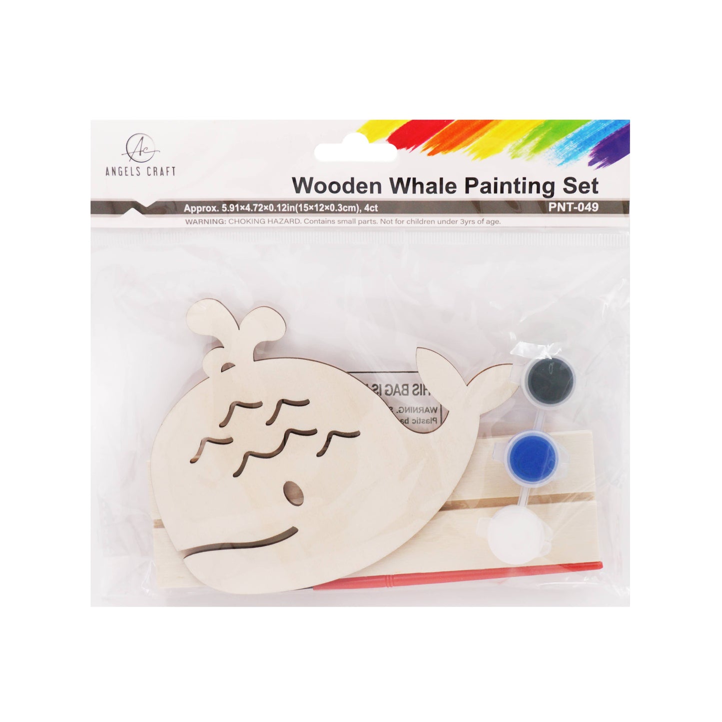 Wooden Painting Set - Whale