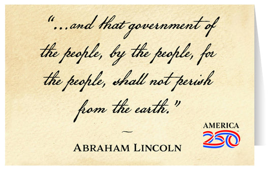 "For the People" Note Card