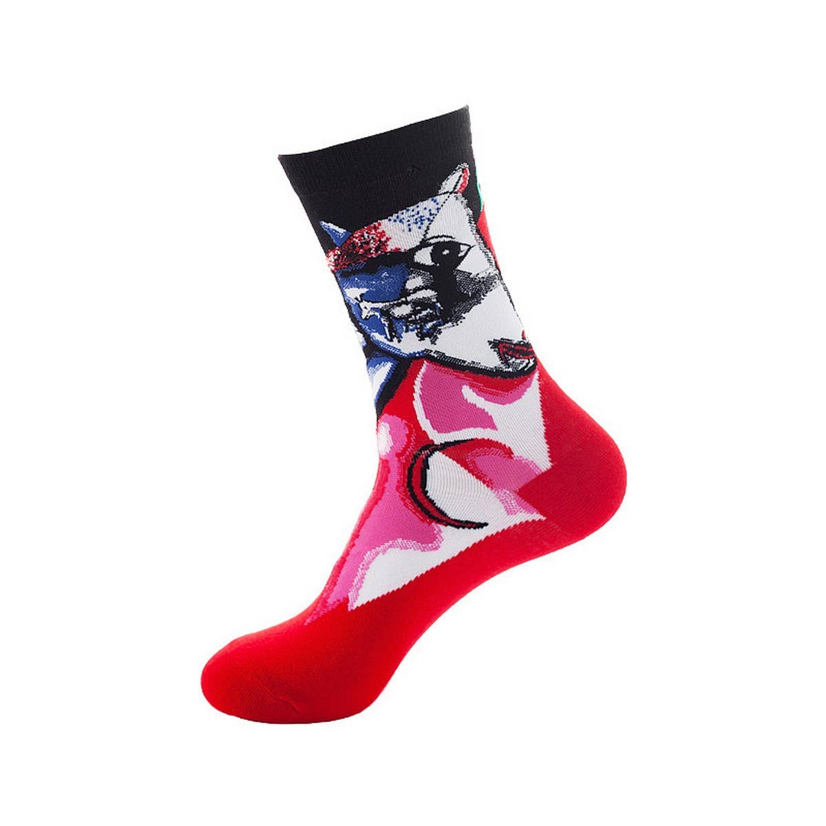 Oil painting socks