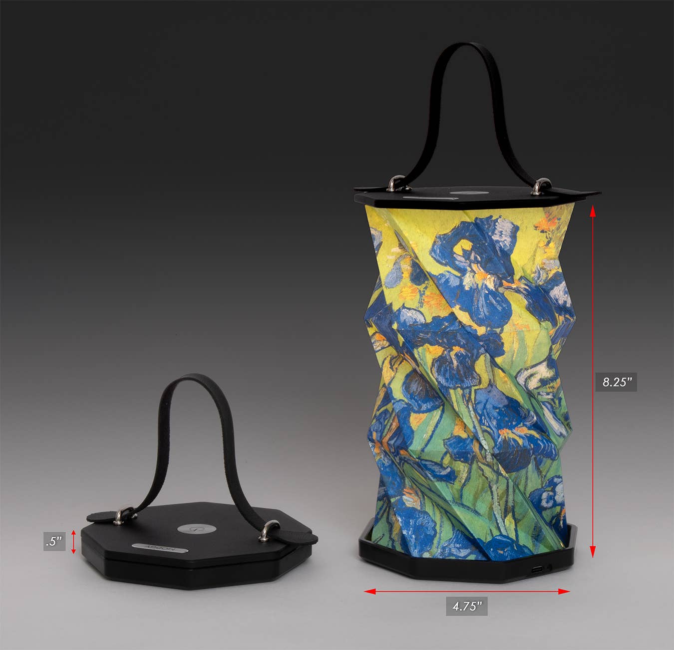 Modgy Vincent Van Gogh Irises Origami Lantern