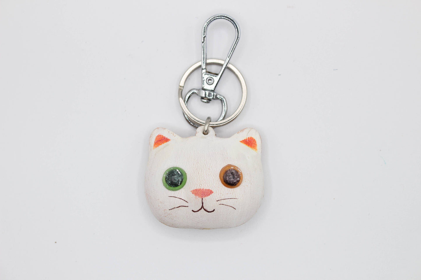 Assortment Leather Kitty Cat Key Chains
