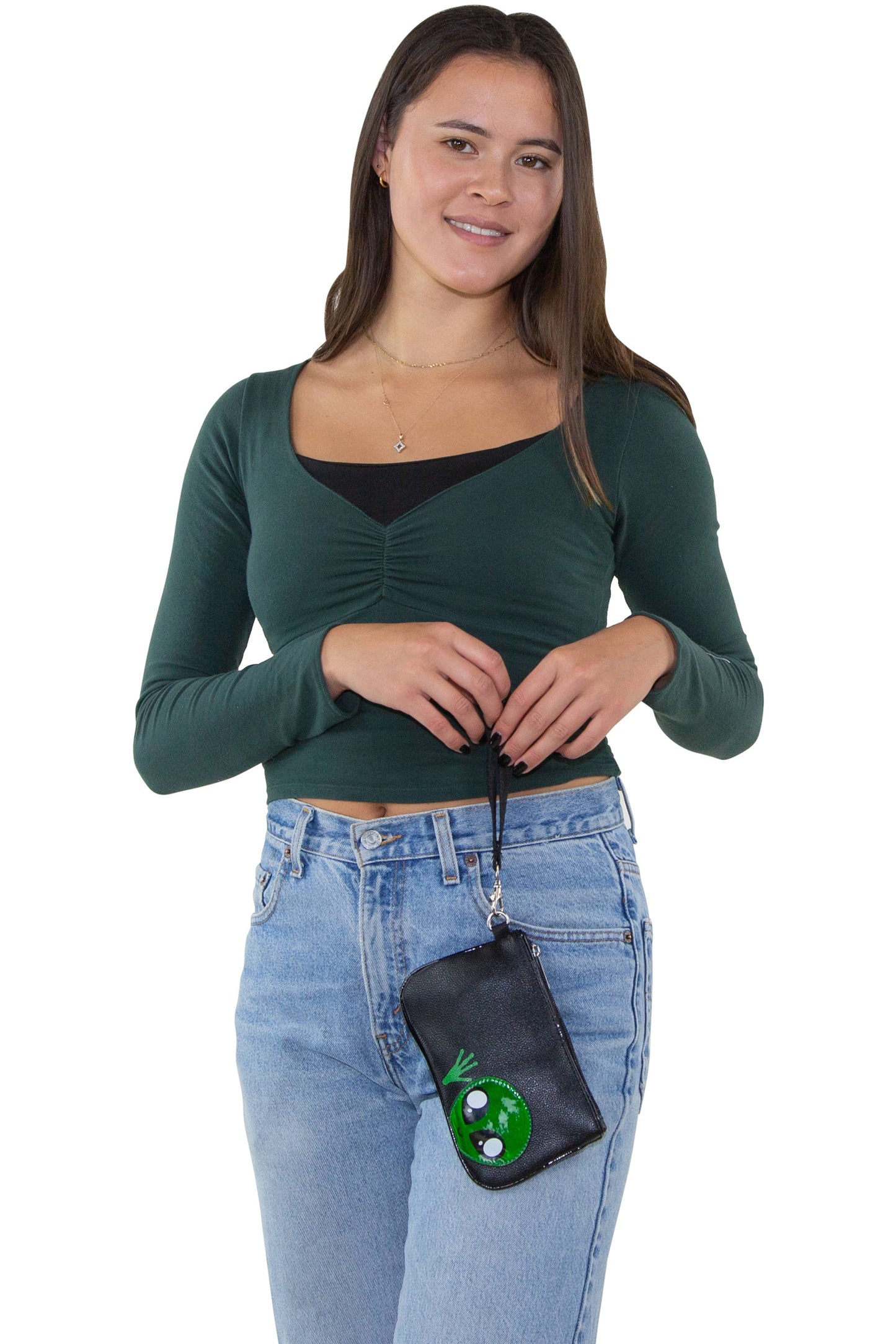 Friendly Alien Wristlet