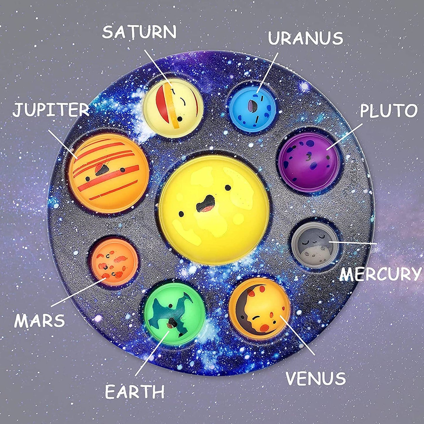 Easter Early Education Solar System Fidget Kids Toy