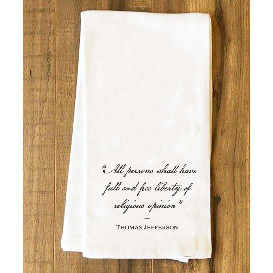 "All Persons Shall Have" Tea Towel