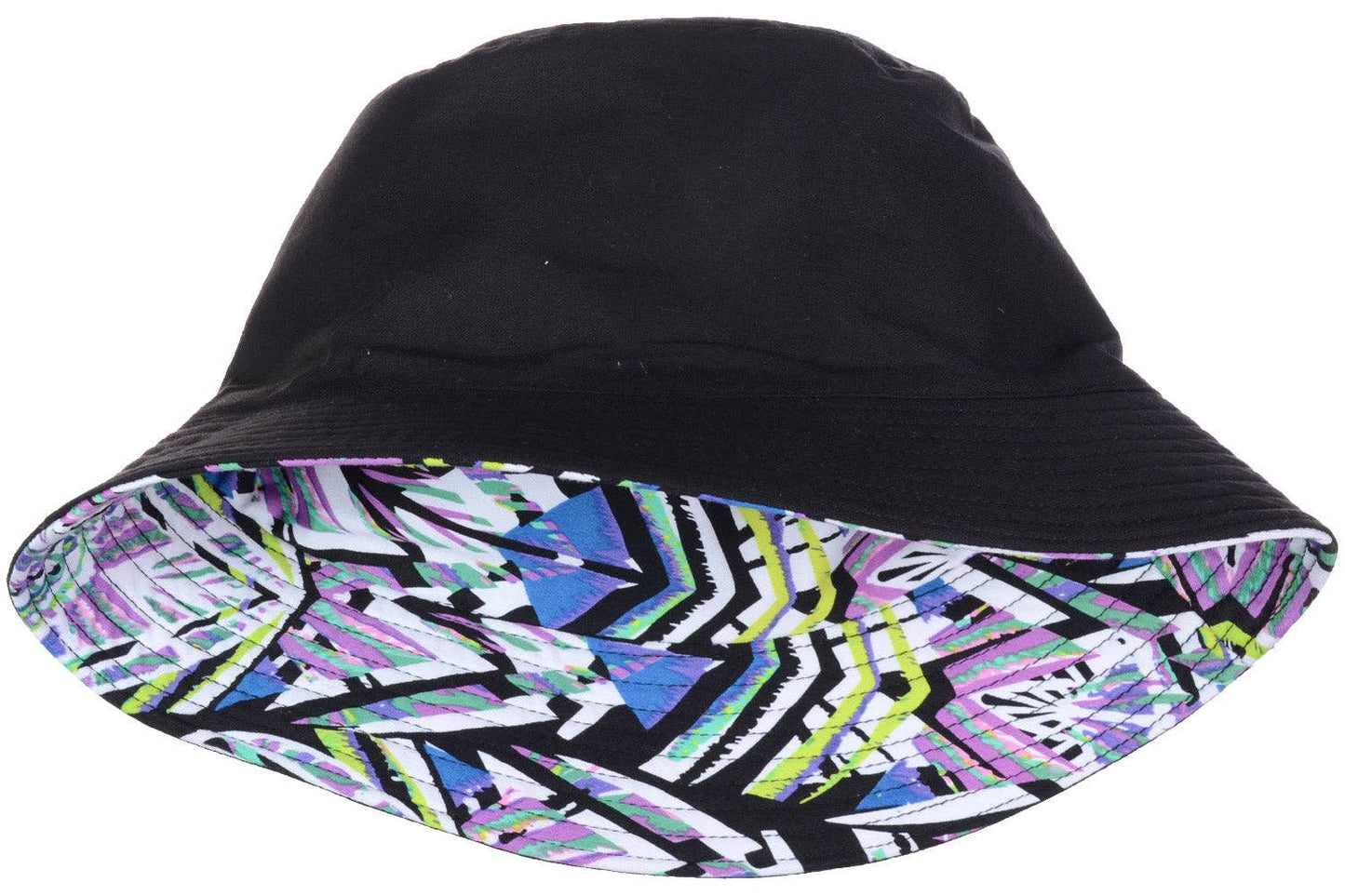 Blue abstract bucket hat