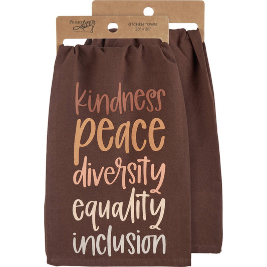Kindness Peace Diversity Kitchen Towel