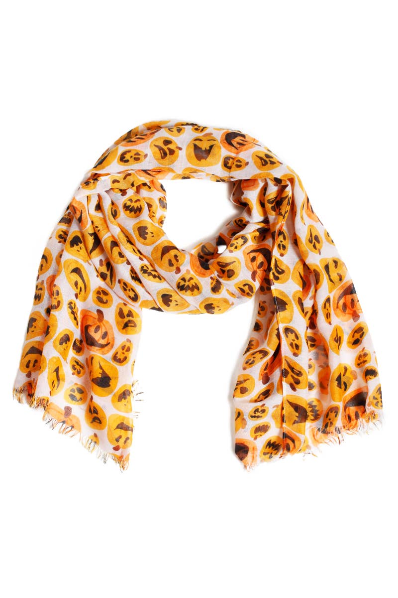 Expressive Pumpkins scarf