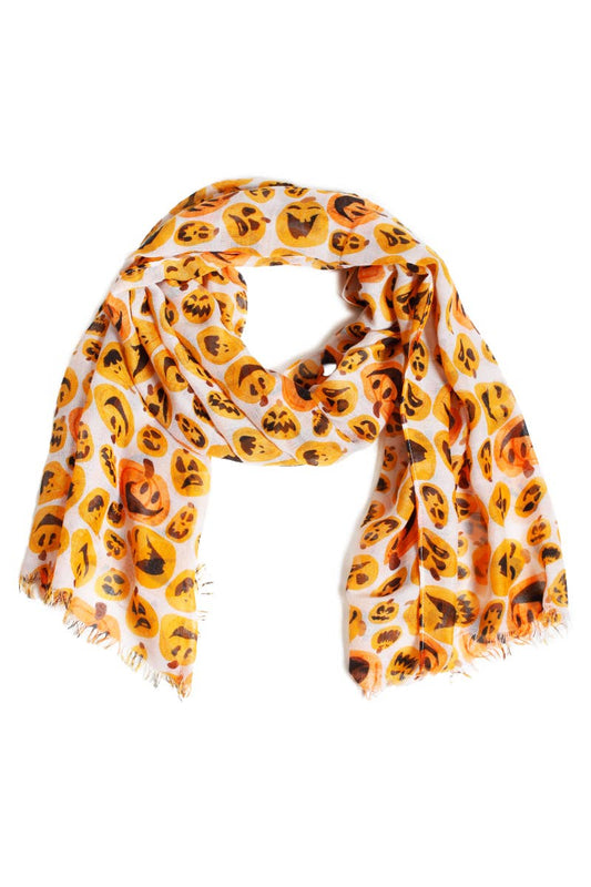 Expressive Pumpkins scarf