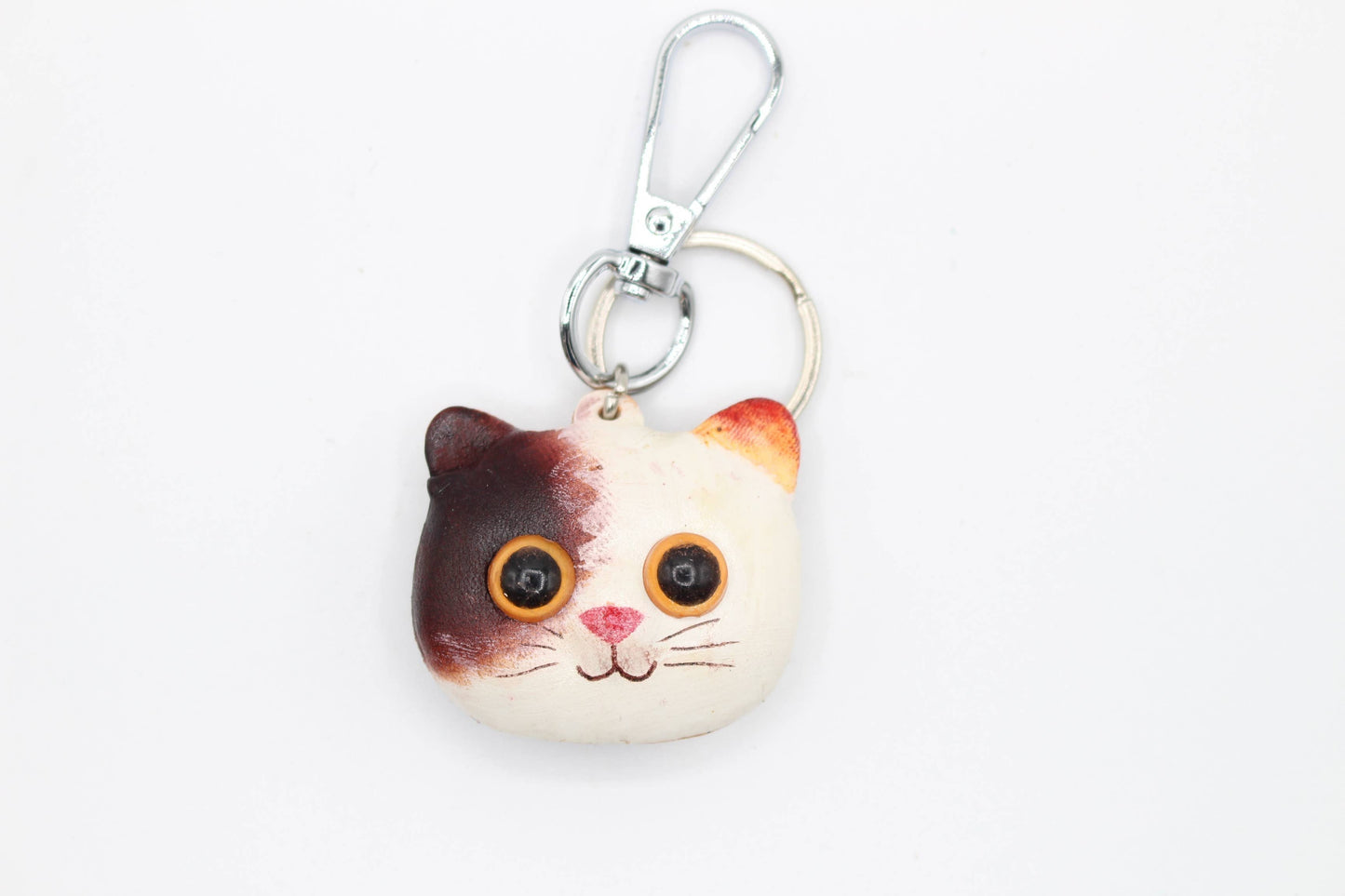 Assortment Leather Kitty Cat Key Chains