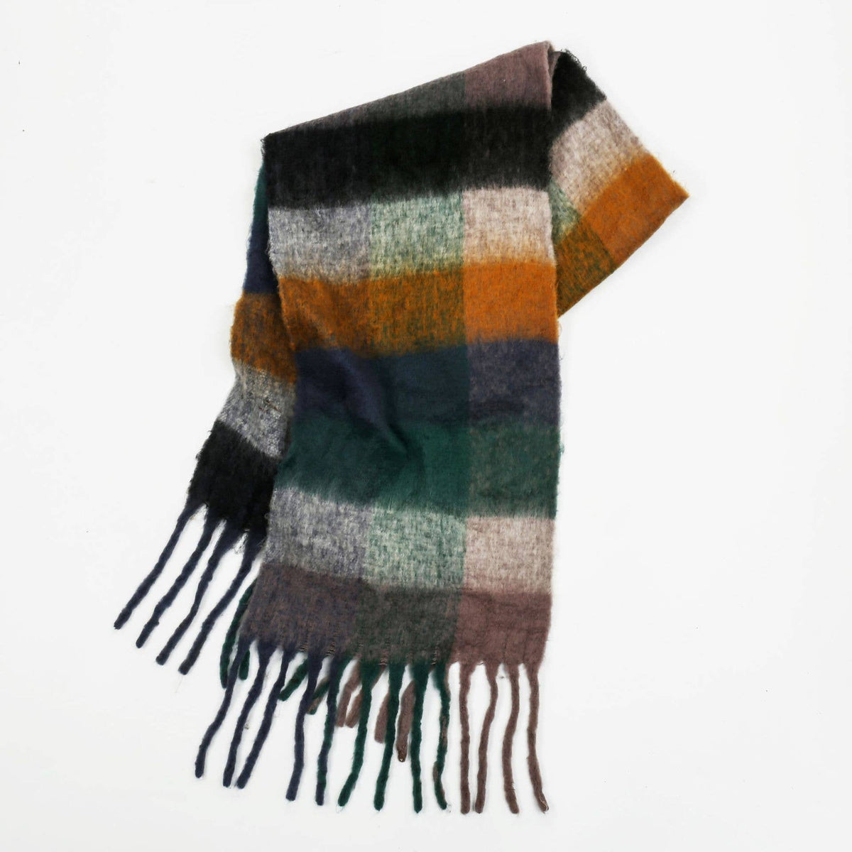 Colorful Plaid Scarf Shawl Scarf