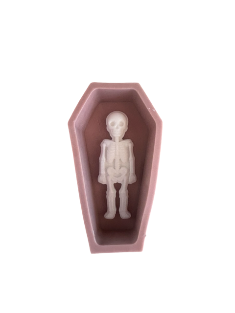 Coffin and White Skeleton Soap