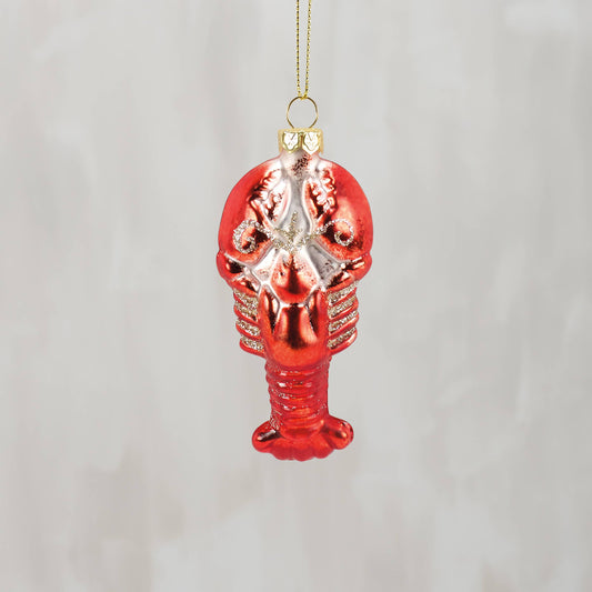 Glass Lobster Ornament