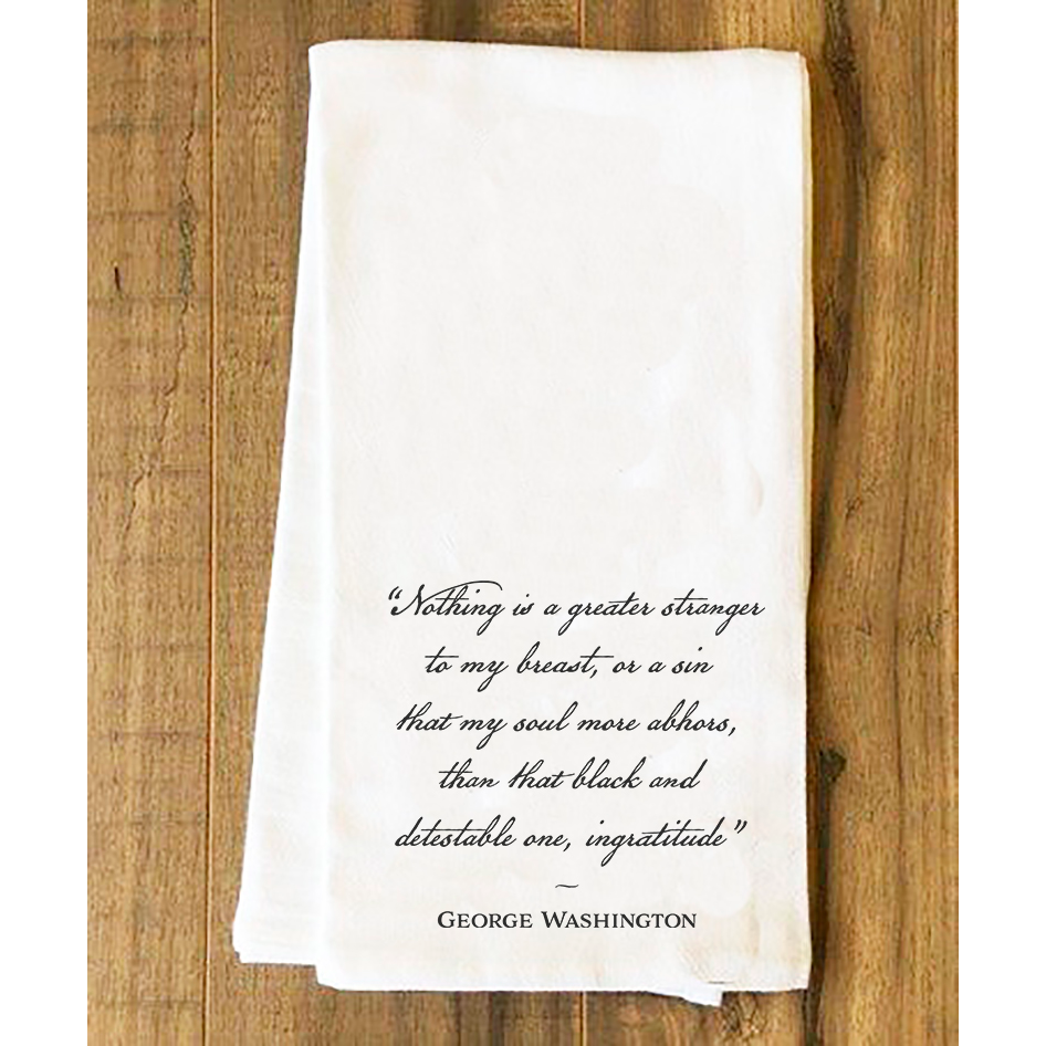 "Nothing is a Greater Stranger" Tea Towel