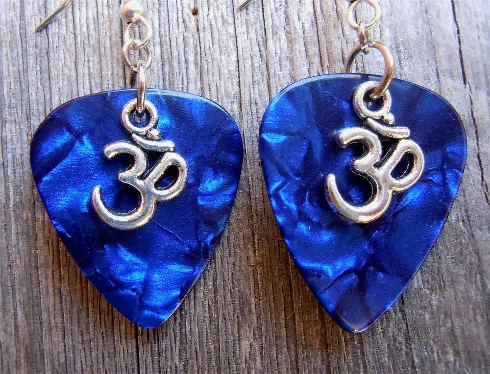 Ohm Charm Guitar Pick Earrings