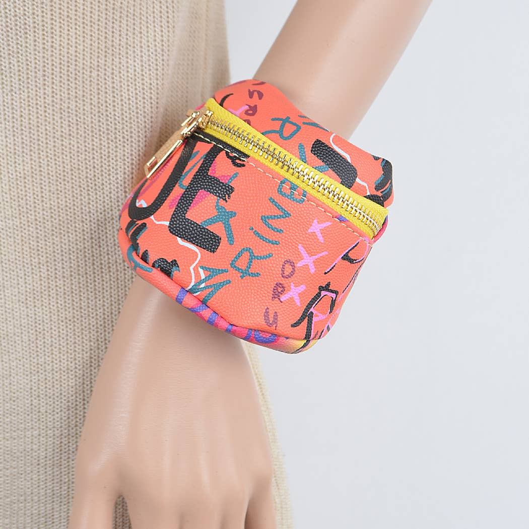 Multi Graffiti Wrist & Ankle Bag
