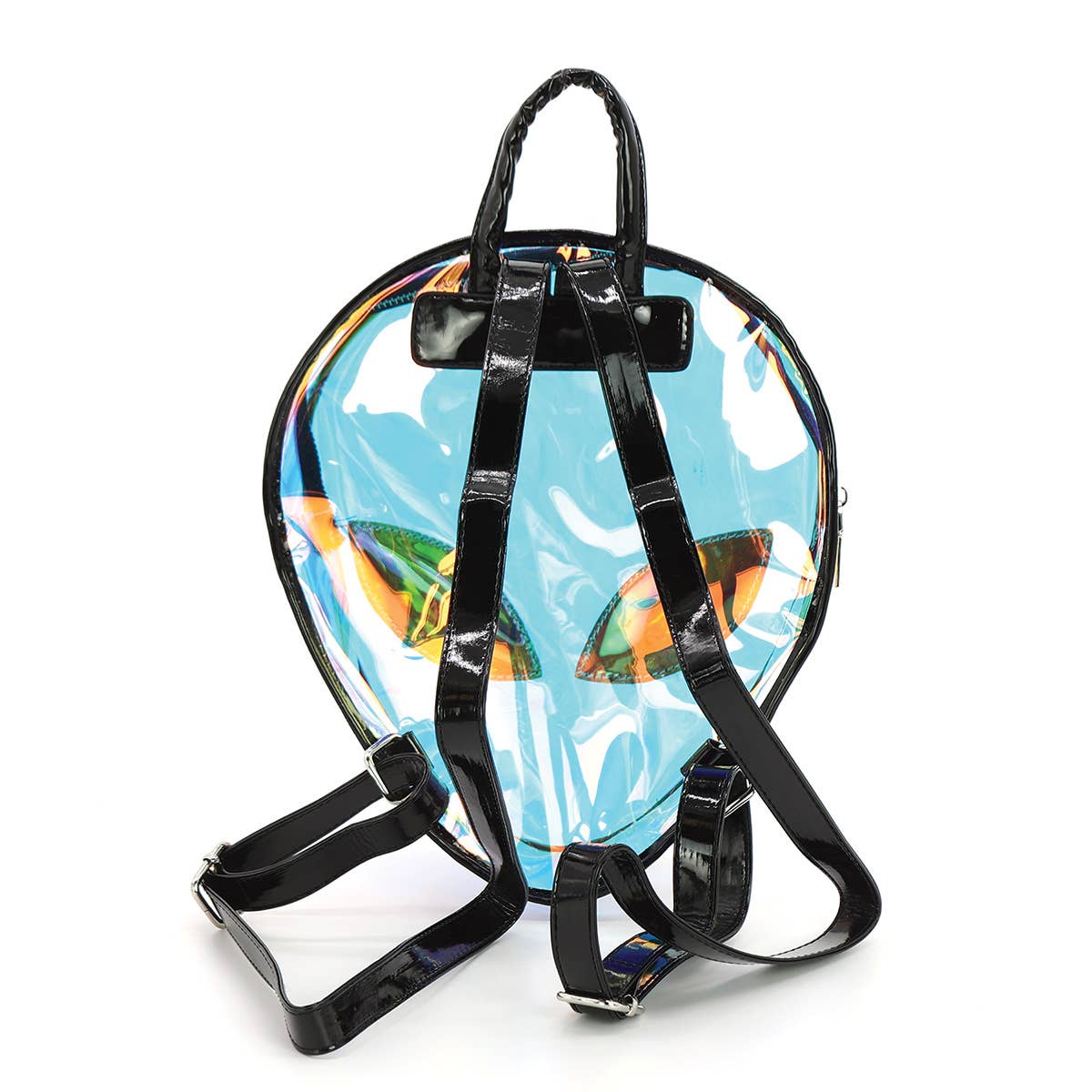 Transparent Alien Head Backpack