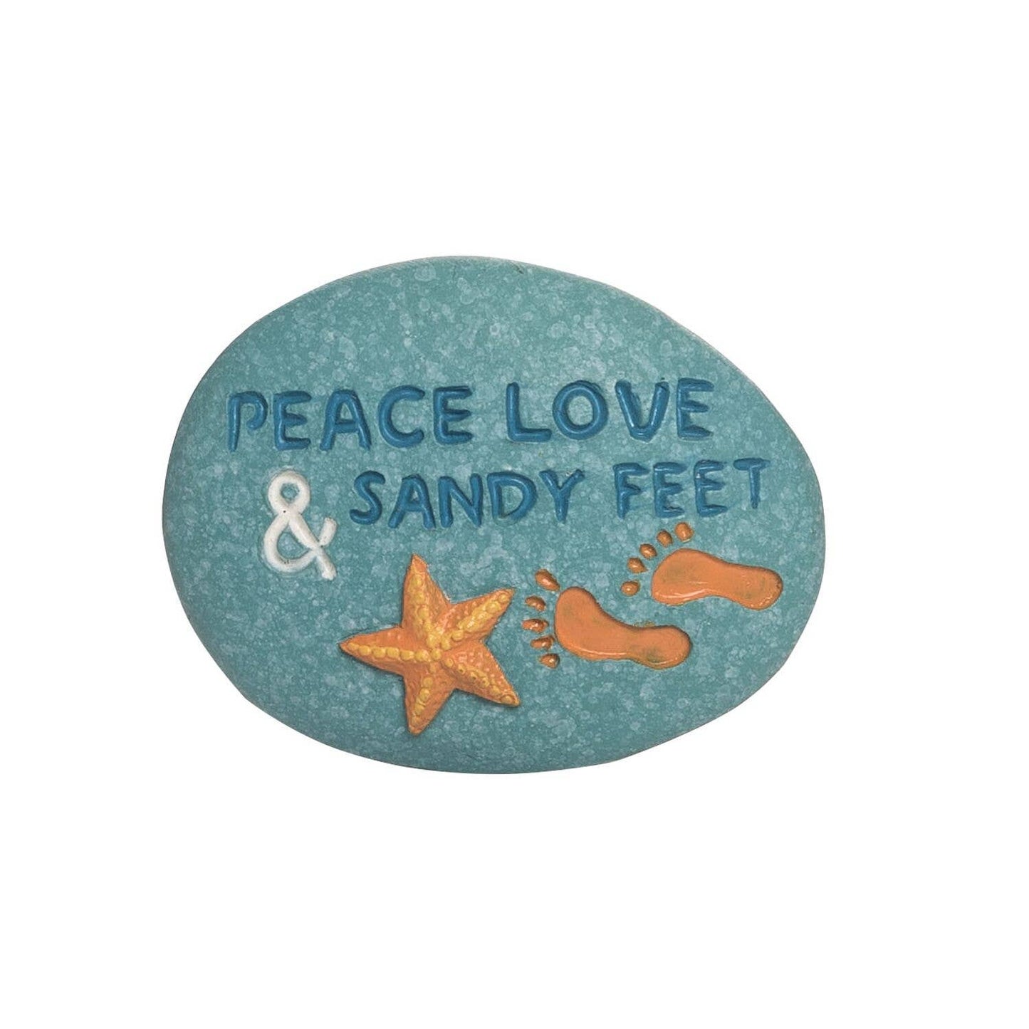 Pebble Peace Love Sandy Feet
