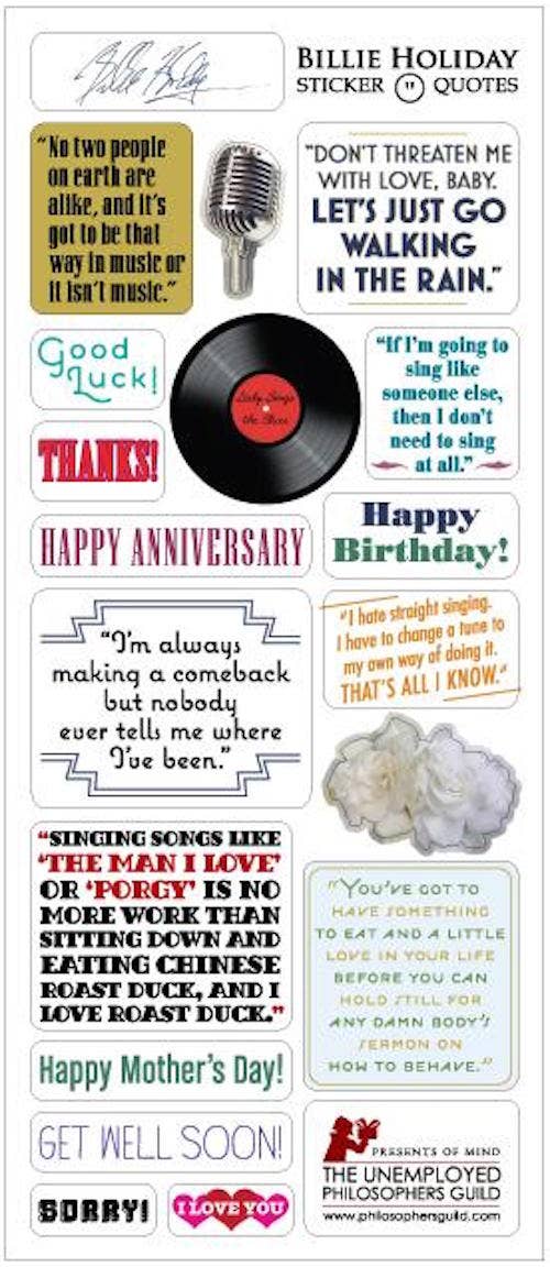 Billie Holiday Card