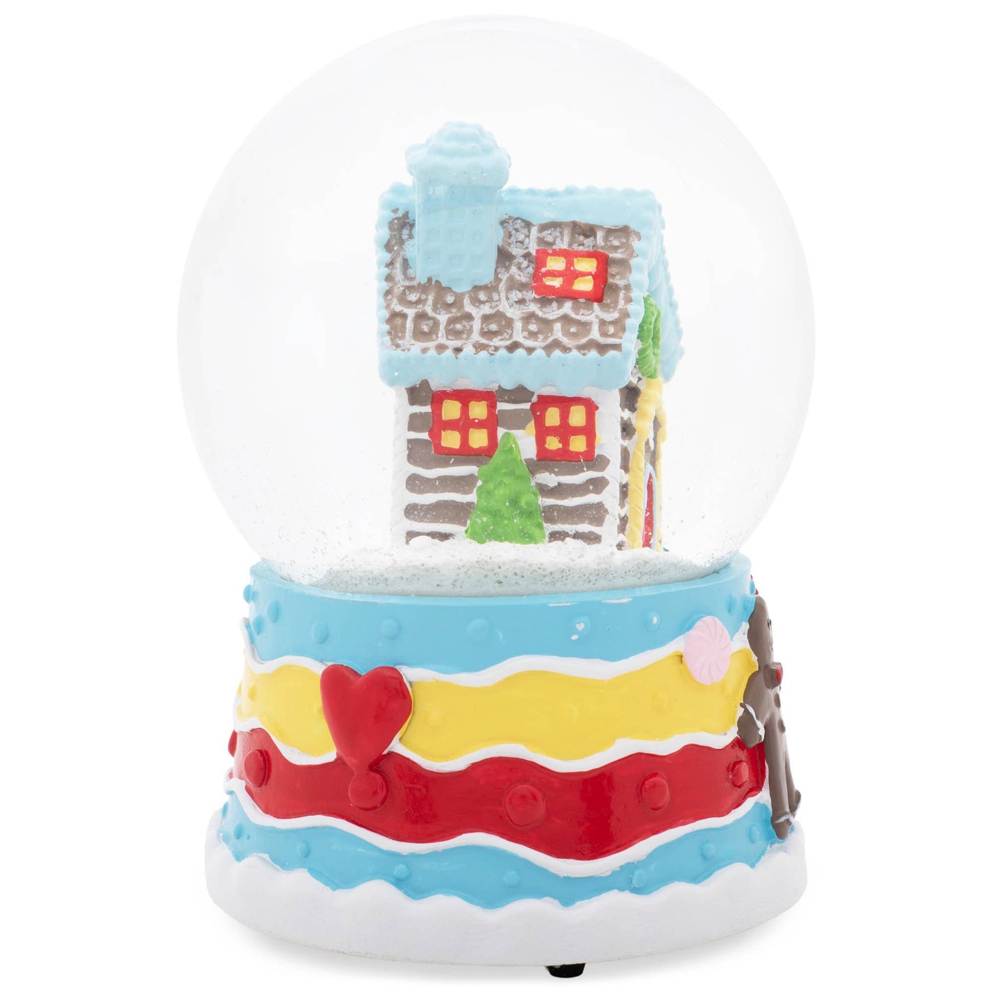 Gingerbread House Musical Snow Globe