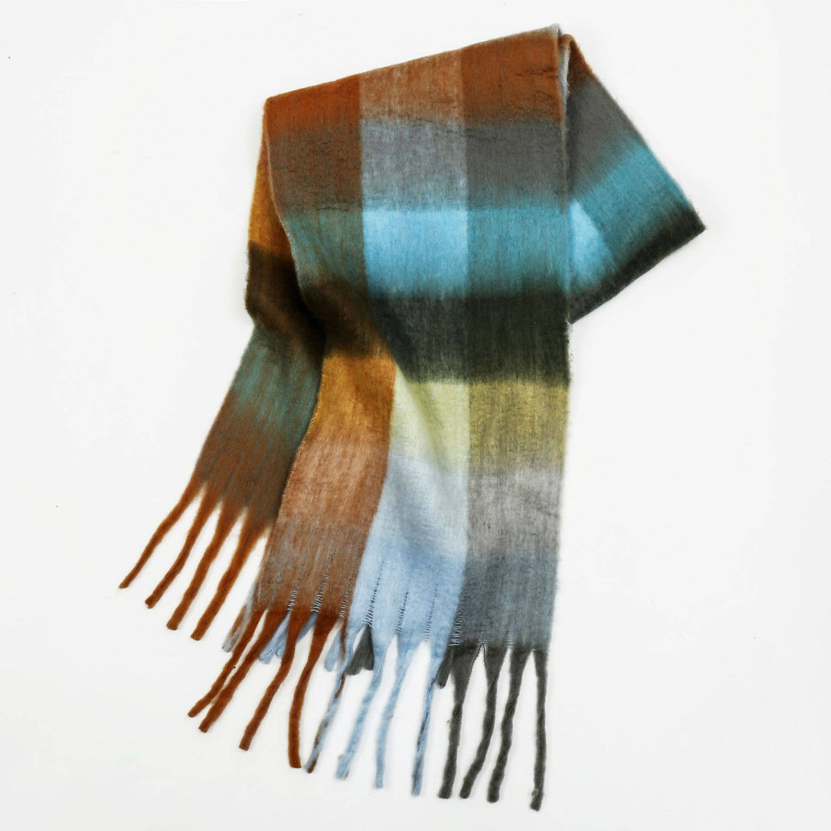 Colorful Plaid Scarf Shawl Scarf