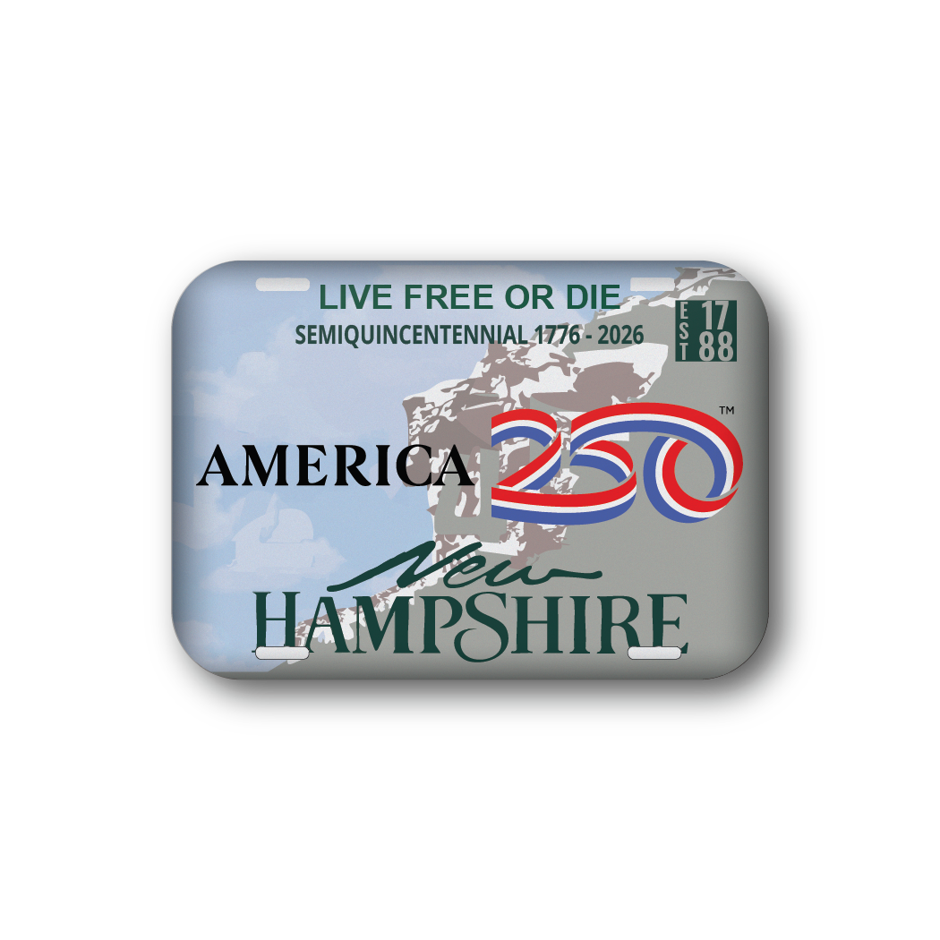 New Hampshire 250 License Plate