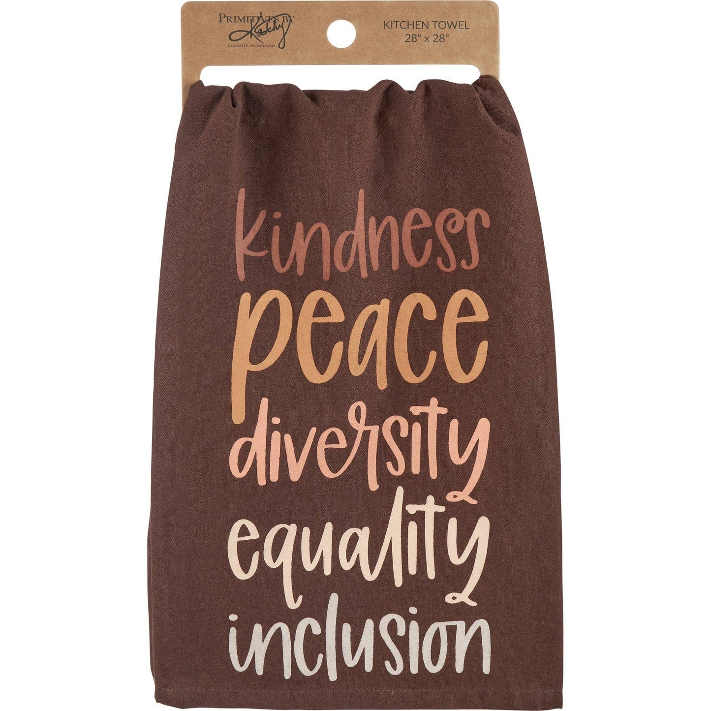 Kindness Peace Diversity Kitchen Towel